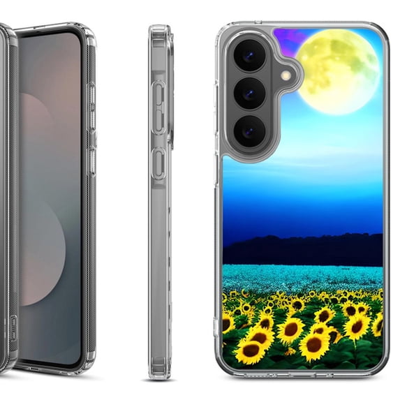 Shockproof Phone Case for Samsung Galaxy A37 5G, by OneToughShield - Sunflower Moon