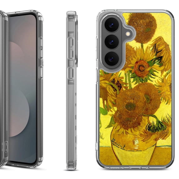 Shockproof Phone Case for Samsung Galaxy A37 5G, by OneToughShield - Sunflower