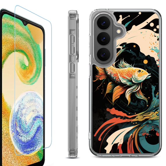 Shockproof Phone Case for Samsung Galaxy A57 5G, by OneToughShield - Design 349