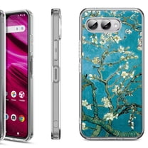 Shockproof Phone Case for T-Mobile Revvl 8, by OneToughShield - Almond Blossom