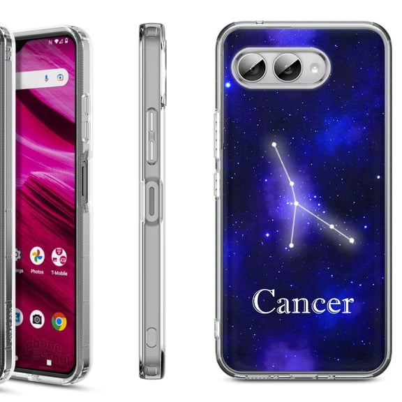Shockproof Phone Case for T-Mobile Revvl 8, by OneToughShield - Cancer