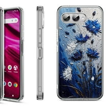 Shockproof Phone Case for T-Mobile Revvl 8, by OneToughShield - Cornflower