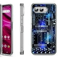 thumbnail image 1 of Shockproof Phone Case for T-Mobile Revvl 8, by OneToughShield - Cosmos Circuit, 1 of 5