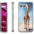 thumbnail image 1 of Shockproof Phone Case for T-Mobile Revvl 8, by OneToughShield - Giraffe, 1 of 5