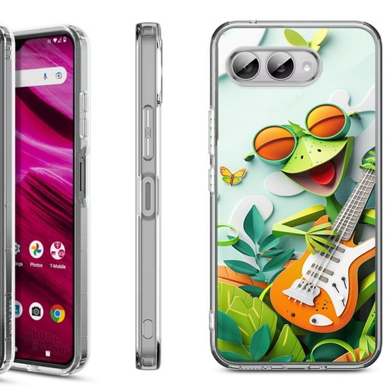 Shockproof Phone Case for T-Mobile Revvl 8, by OneToughShield – Grasshopper