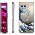 thumbnail image 1 of Shockproof Phone Case for T-Mobile Revvl 8, by OneToughShield - Great Wave, 1 of 5