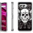 thumbnail image 1 of Shockproof Phone Case for T-Mobile Revvl 8, by OneToughShield - Grunge Skull, 1 of 5