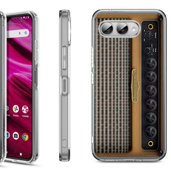 Shockproof Phone Case for T-Mobile Revvl 8, by OneToughShield - Guitar Amp