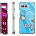 thumbnail image 1 of Shockproof Phone Case for T-Mobile Revvl 8, by OneToughShield - Happy Turtle, 1 of 5