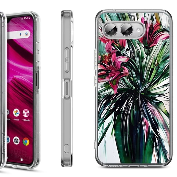 Shockproof Phone Case for T-Mobile Revvl 8, by OneToughShield - Lily