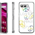 thumbnail image 1 of Shockproof Phone Case for T-Mobile Revvl 8, by OneToughShield - Love/Peace, 1 of 5