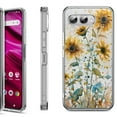thumbnail image 1 of Shockproof Phone Case for T-Mobile Revvl 8, by OneToughShield - Pastel Sunflowers, 1 of 5