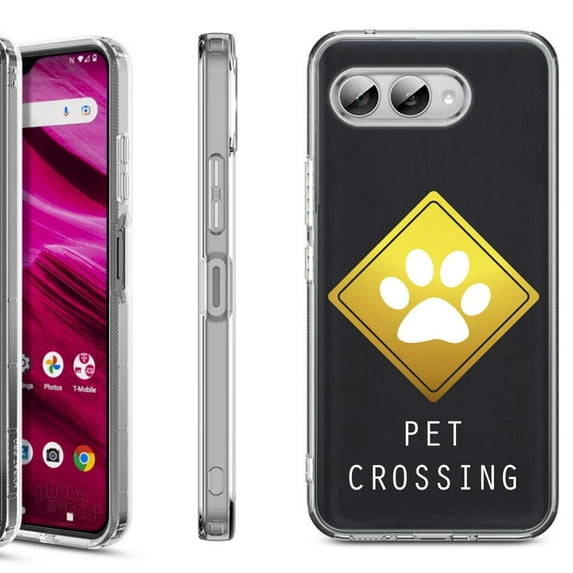 Shockproof Phone Case for T-Mobile Revvl 8, by OneToughShield - Pet Crossing
