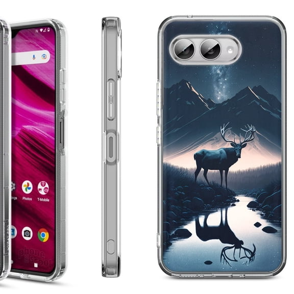 Shockproof Phone Case for T-Mobile Revvl 8, by OneToughShield - River Elk