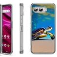 thumbnail image 1 of Shockproof Phone Case for T-Mobile Revvl 8, by OneToughShield - Sea Turtle Beach, 1 of 5