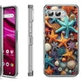 thumbnail image 1 of Shockproof Phone Case for T-Mobile Revvl 8, by OneToughShield - Starfish Mix, 1 of 5