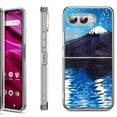 thumbnail image 1 of Shockproof Phone Case for T-Mobile Revvl 8, by OneToughShield - Starry Night Fuji, 1 of 5