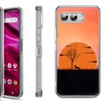 thumbnail image 1 of Shockproof Phone Case for T-Mobile Revvl 8, by OneToughShield - Sunset Dachshund, 1 of 5