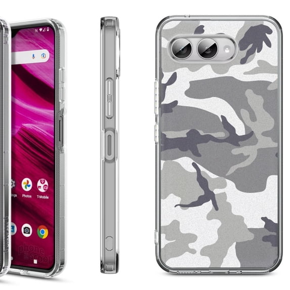 Shockproof Phone Case for T-Mobile Revvl 8, by OneToughShield - Urban Camo