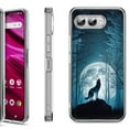 thumbnail image 1 of Shockproof Phone Case for T-Mobile Revvl 8, by OneToughShield - Wolf Moon, 1 of 5
