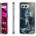 thumbnail image 1 of Shockproof Phone Case for T-Mobile Revvl 8, by OneToughShield - Wolf Winter, 1 of 5
