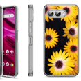 thumbnail image 1 of Shockproof Phone Case for T-Mobile Revvl 8, by OneToughShield - Yellow Flower, 1 of 5