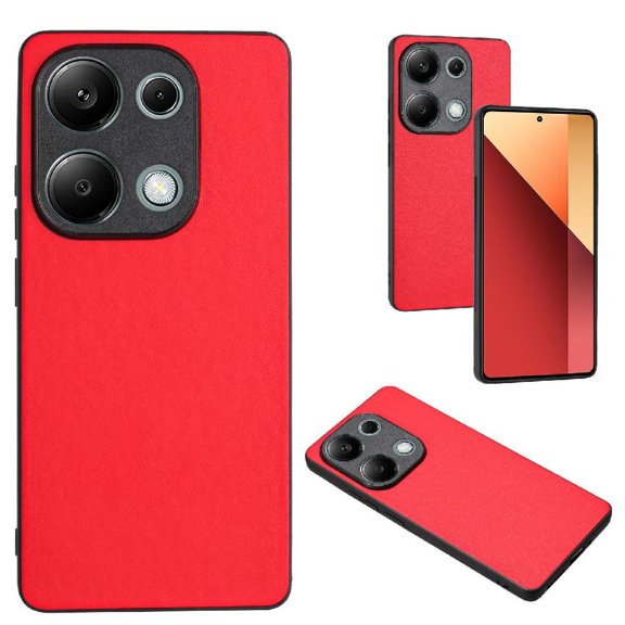 Shockproof Phone Case for Xiaomi Redmi Note 13 Pro 4G Slim Protective Cover Red