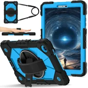 Shockproof Protective Case for Lenovo Tab One 8.7 inch 2025 / Tab K9 8.7" 2025 TB305XU TB305FU Tablet Cover with Pencil Holder Rotatable Kickstand Hand/Shoulder Strap