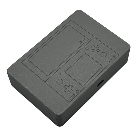 Shockproof Protective Case for AYN THOR Handheld Game Console - Magnetic Lid Storage Box with Flocked Screen Protection, 3D Printed Durable Design