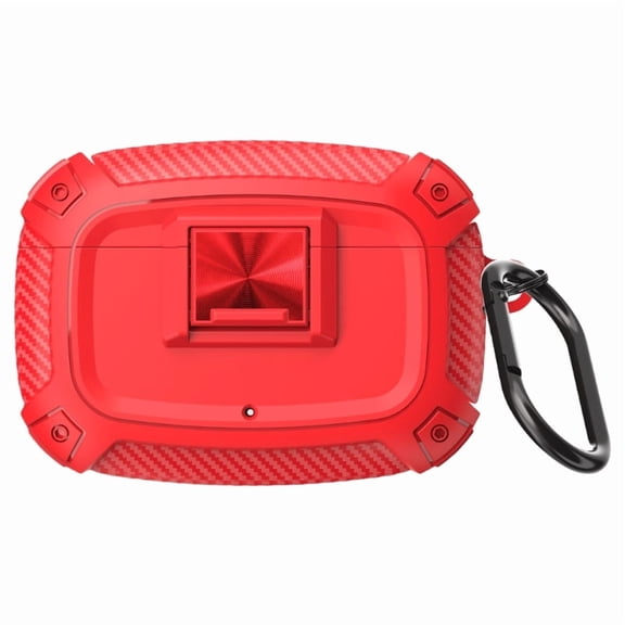 Shockproof Protective Case for Beats Studio Buds/+ Earbuds Shell Guard with Secure Lock Design and Carabiner Keychain