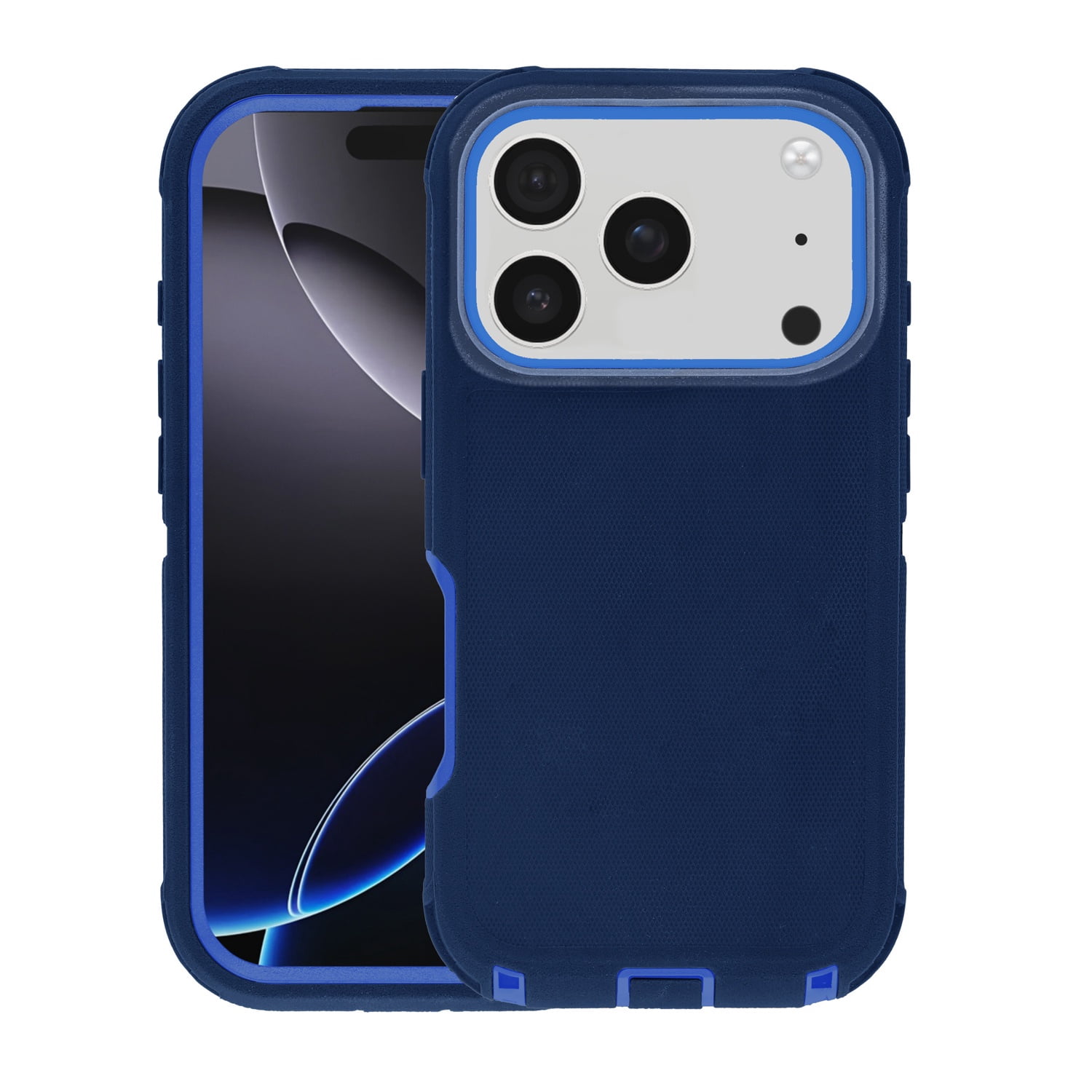 Shockproof Protective Case for iPhone 17 Pro Max - Navy Blue