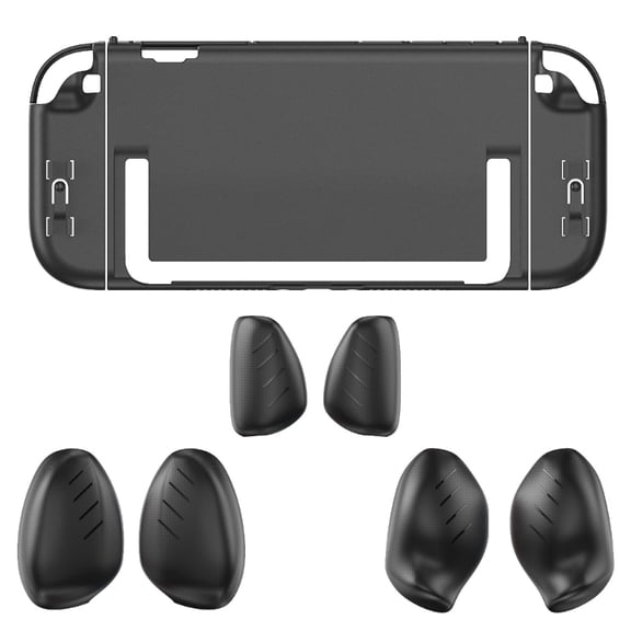 Shockproof Protective Cover with Anti Slip Grip Handle Ergonomic Case Quick Install Console Protective Case for Switch2