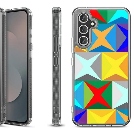 Shockproof Protective Phone Case Cover for Samsung Galaxy A17 5G, by OneToughShield - Abstract Color