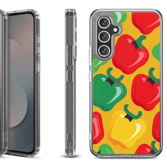 Shockproof Protective Phone Case Cover for Samsung Galaxy A17 5G, by OneToughShield - Bell Pepper