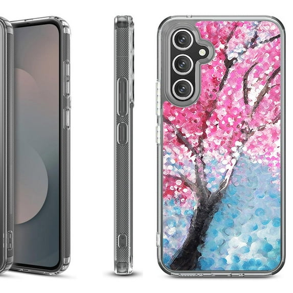 Shockproof Protective Phone Case Cover for Samsung Galaxy A17 5G, by OneToughShield - Blossom Paint