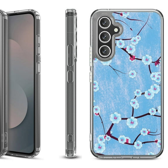 Shockproof Protective Phone Case Cover for Samsung Galaxy A17 5G, by OneToughShield - Blossom Sky