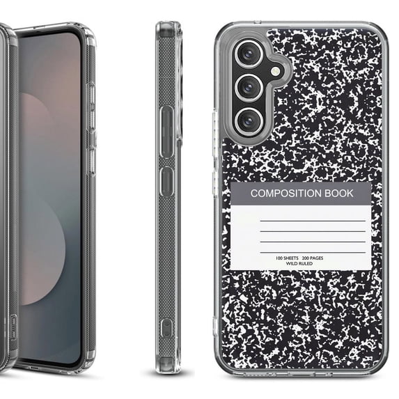 Shockproof Protective Phone Case Cover for Samsung Galaxy A17 5G, by OneToughShield - Composition Book