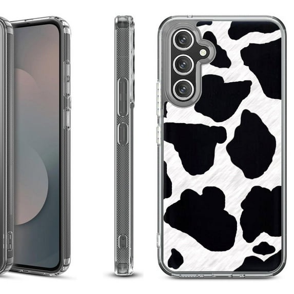Shockproof Protective Phone Case Cover for Samsung Galaxy A17 5G, by OneToughShield - Cow Skin Design