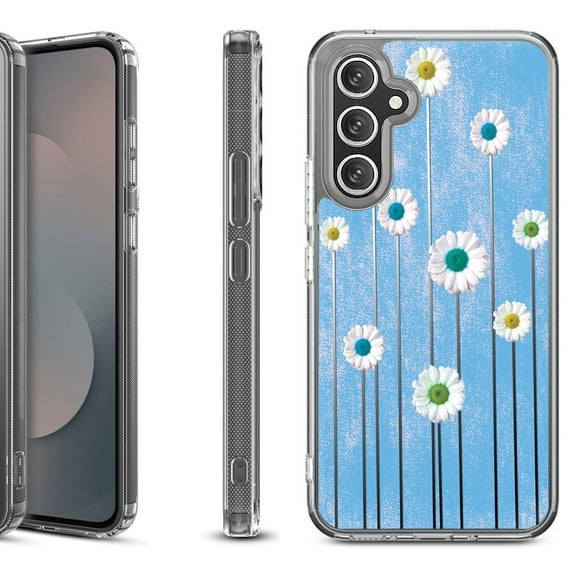 Shockproof Protective Phone Case Cover for Samsung Galaxy A17 5G, by OneToughShield - Daisy Sky