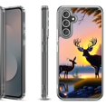 thumbnail image 1 of Shockproof Protective Phone Case Cover for Samsung Galaxy A17 5G, by OneToughShield - Deer Sunset, 1 of 5