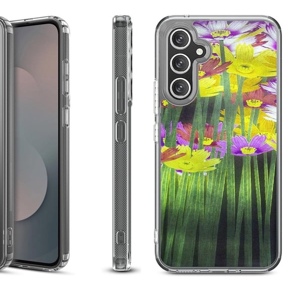 Shockproof Protective Phone Case Cover for Samsung Galaxy A17 5G, by OneToughShield - Dream Flower