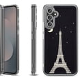 thumbnail image 1 of Shockproof Protective Phone Case Cover for Samsung Galaxy A17 5G, by OneToughShield - Eiffel Tower Moon, 1 of 5