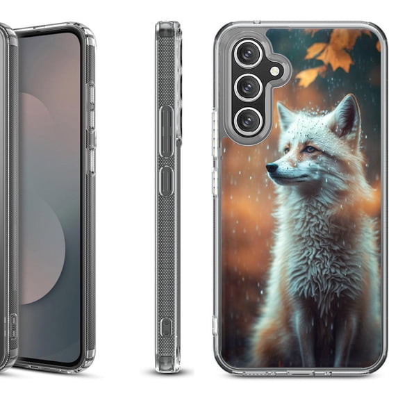 Shockproof Protective Phone Case Cover for Samsung Galaxy A17 5G, by OneToughShield - Fox Autumn