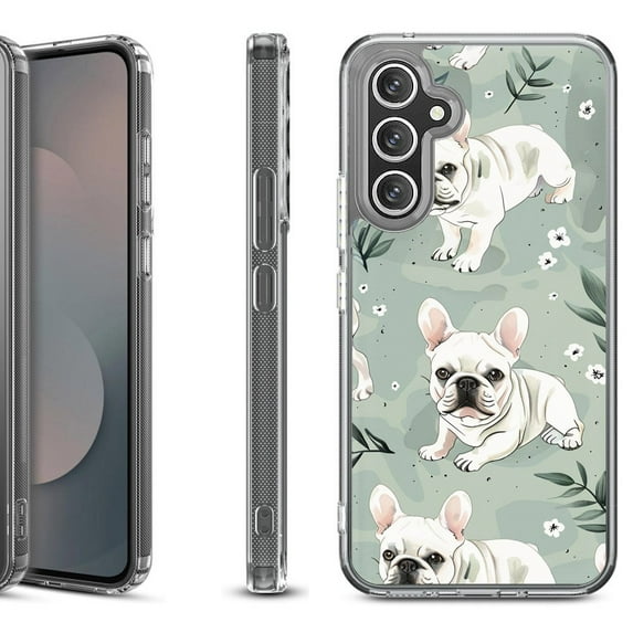 Shockproof Protective Phone Case Cover for Samsung Galaxy A17 5G, by OneToughShield - French Bulldog