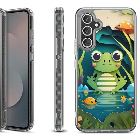 Shockproof Protective Phone Case Cover for Samsung Galaxy A17 5G, by OneToughShield - Frog Craft
