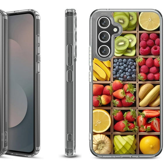 Shockproof Protective Phone Case Cover for Samsung Galaxy A17 5G, by OneToughShield - Fruit Box
