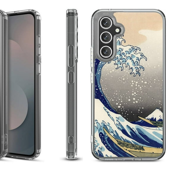 Shockproof Protective Phone Case Cover for Samsung Galaxy A17 5G, by OneToughShield - Great Wave