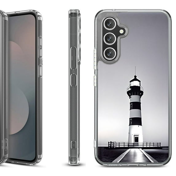 Shockproof Protective Phone Case Cover for Samsung Galaxy A17 5G, by OneToughShield - Lighthouse