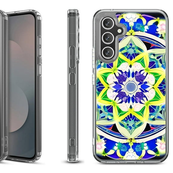 Shockproof Protective Phone Case Cover for Samsung Galaxy A17 5G, by OneToughShield - Mandalas Color