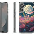 thumbnail image 1 of Shockproof Protective Phone Case Cover for Samsung Galaxy A17 5G, by OneToughShield - Moon Poppies, 1 of 5